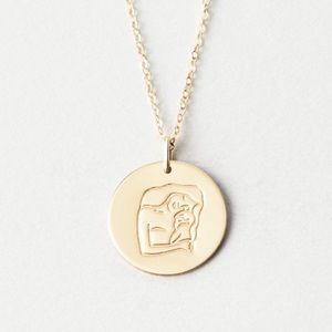 Motherhood Newborn Baby Babyshower Charm Necklace